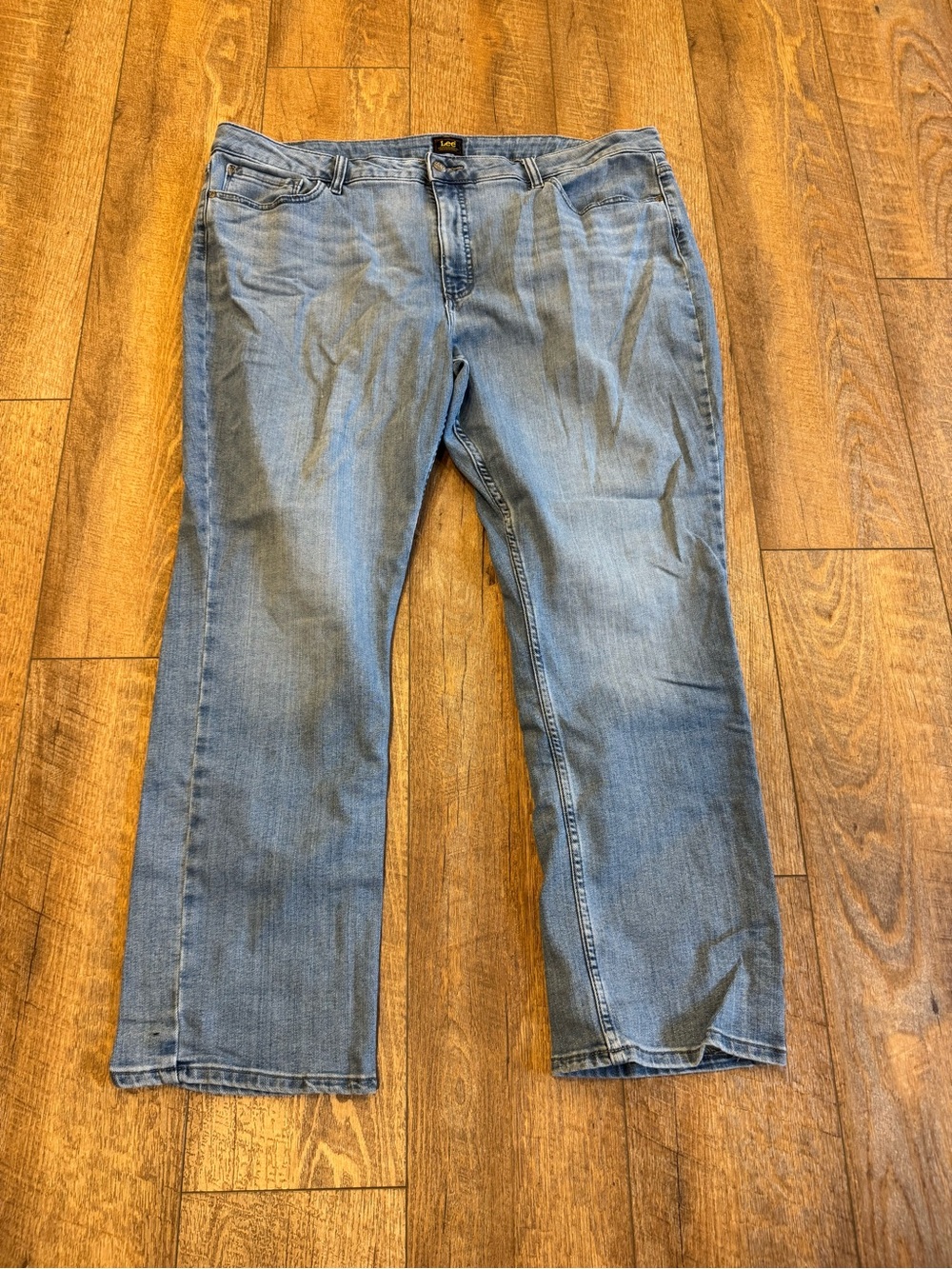 Women’s Lee Denim Blue Jeans Straight Leg Size 22